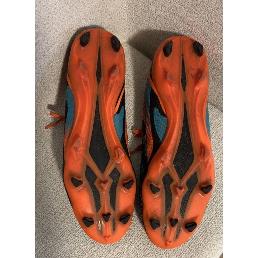 Adidas Cleats Mens 12 X Speedportal  Messi3 FG Soccer Orange‎ Black Sport Shoe